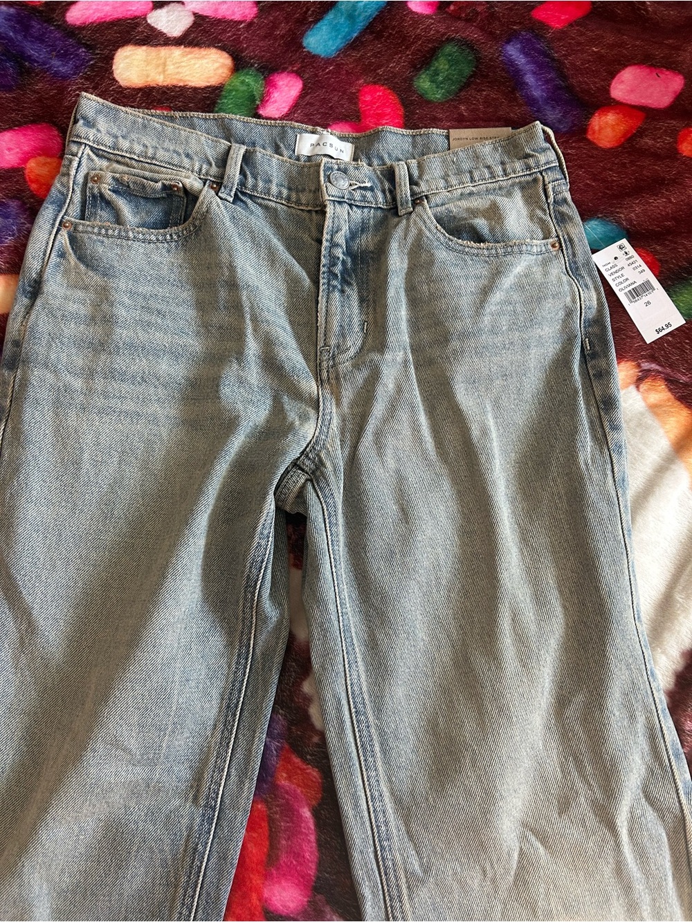 2 Pairs Women’s PacSun Light Blue Denim Jeans - Classic Straight Fit